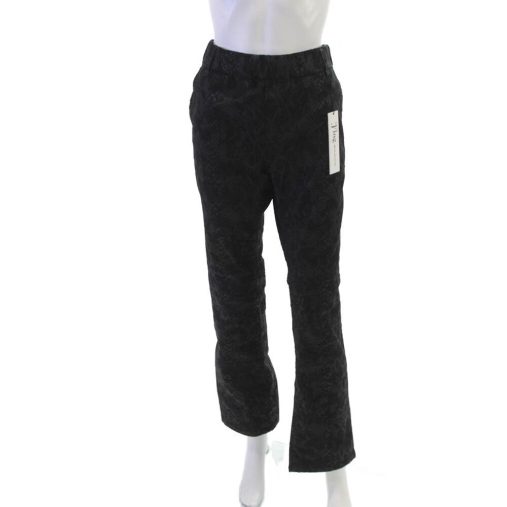 Flog Womens Black Animal Print Dress Pants Size 30